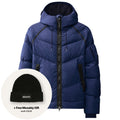 CP Company Down Shield Lens Hooded Puffer Donker Blauw