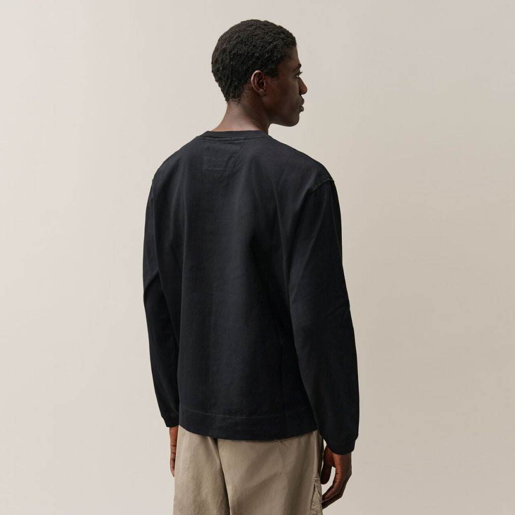 CP Company Mercerized Twisted Longsleeve T-shirt Zwart