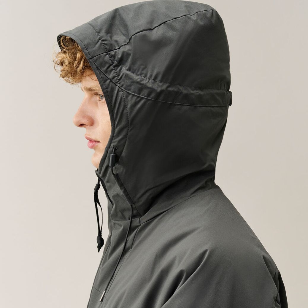 CP Company Pro-Tek Primaloft Silver Hooded Lens Jack Antraciet