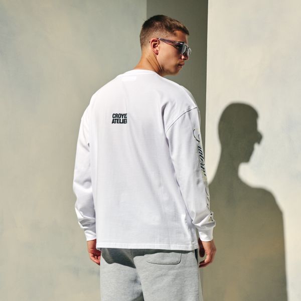 Croyez Camo Longsleeve T-shirt Wit