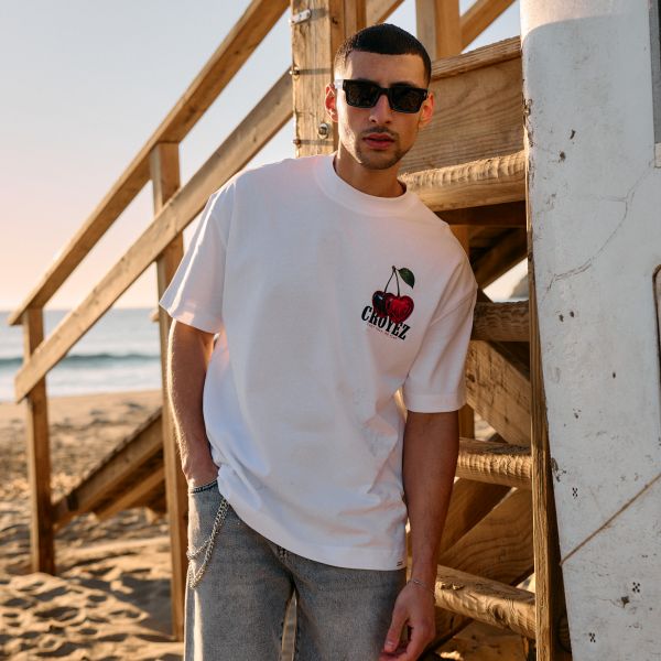 Croyez Cerise D'Amour T-shirt Wit