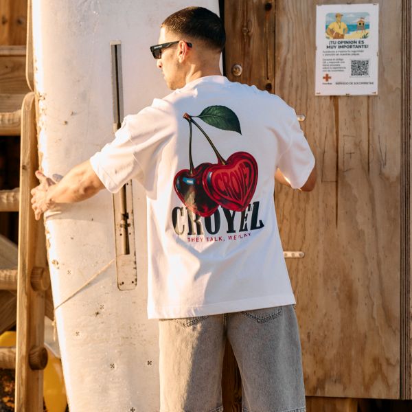 Croyez Cerise D'Amour T-shirt Wit