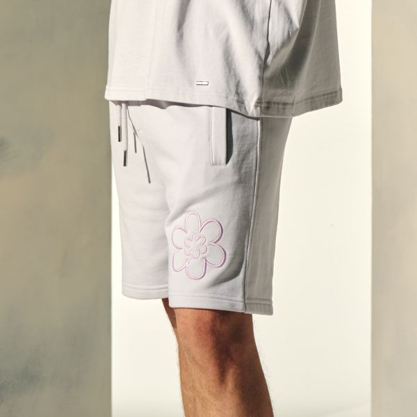 Croyez Contour De La Fleur Korte Broek Grijs