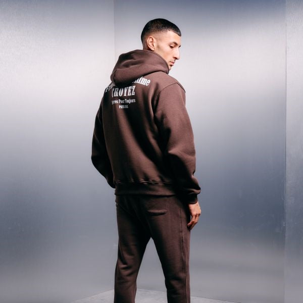 Croyez Fraternité Hoodie Bruin