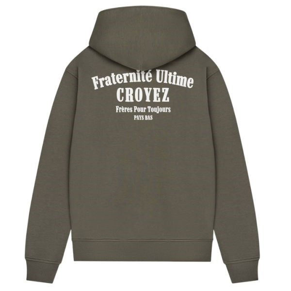 Croyez Fraternité Hoodie Donker Groen