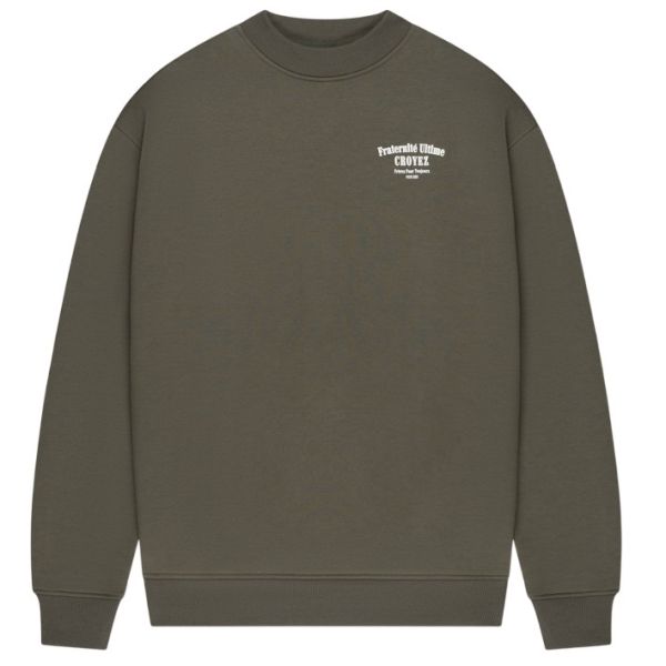 Croyez Fraternité Sweater Donker Groen