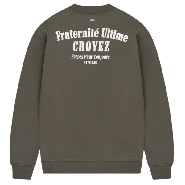 Croyez Fraternité Sweater Donker Groen