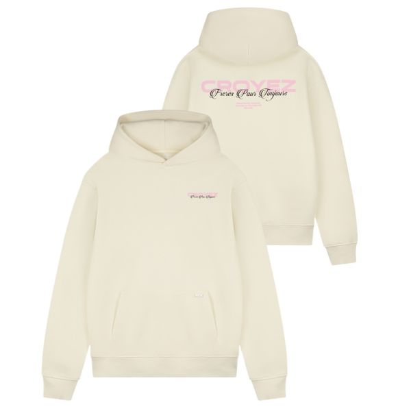 Croyez Frères Hoodie Off White