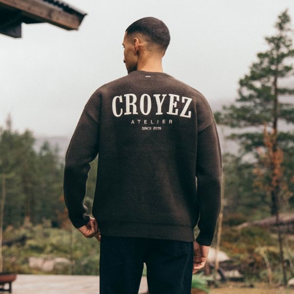 Croyez Gallery Knit Sweater Bruin