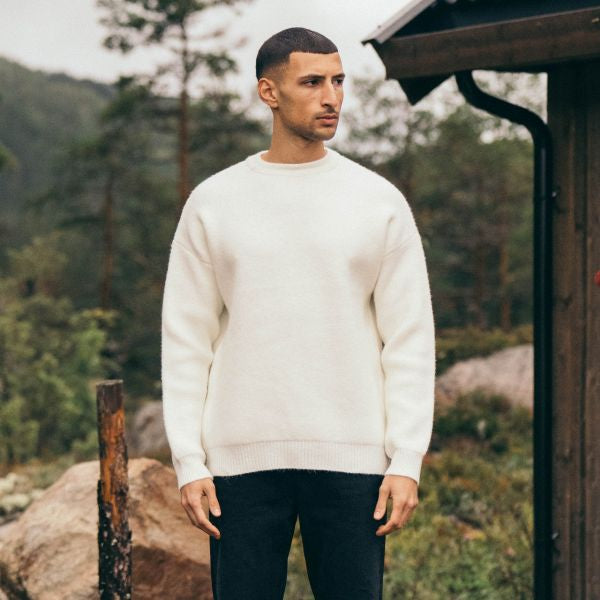 Croyez Gallery Knit Sweater Off White