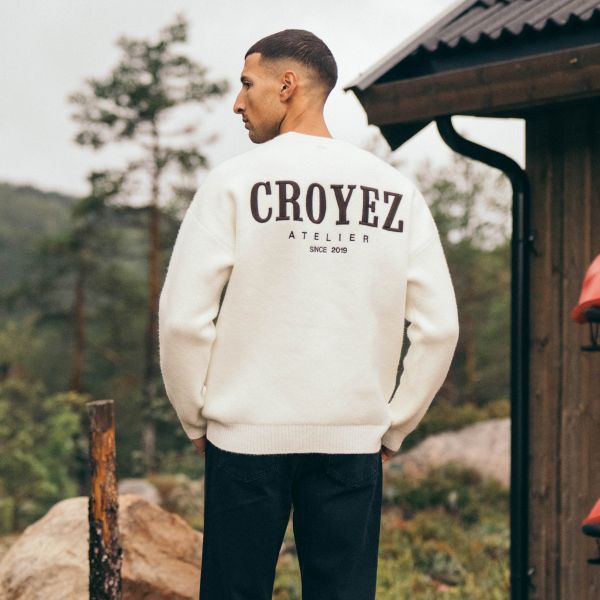 Croyez Gallery Knit Sweater Off White