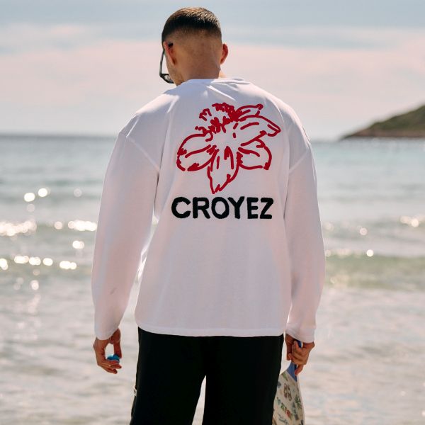 Croyez Gardener Longsleeve T-shirt Wit/Rood