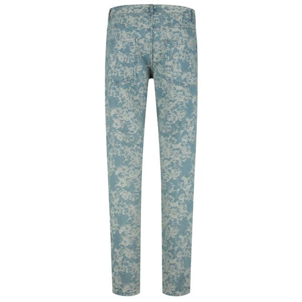 Croyez Jacquard Camo Jeans Licht Blauw