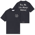 Croyez Kiss Me Like T-shirt Antraciet