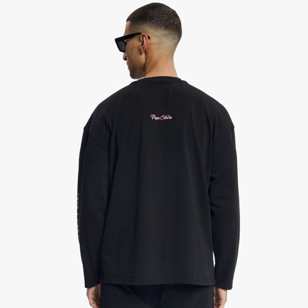 Croyez Contour De La Fleur Longsleeve T-shirt Zwart