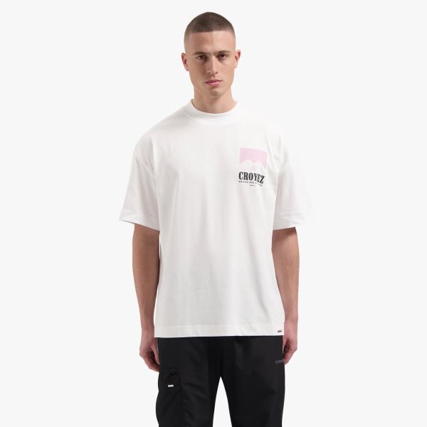 Croyez Maison Fumes T-shirt Wit