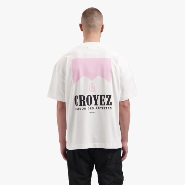 Croyez Maison Fumes T-shirt Wit