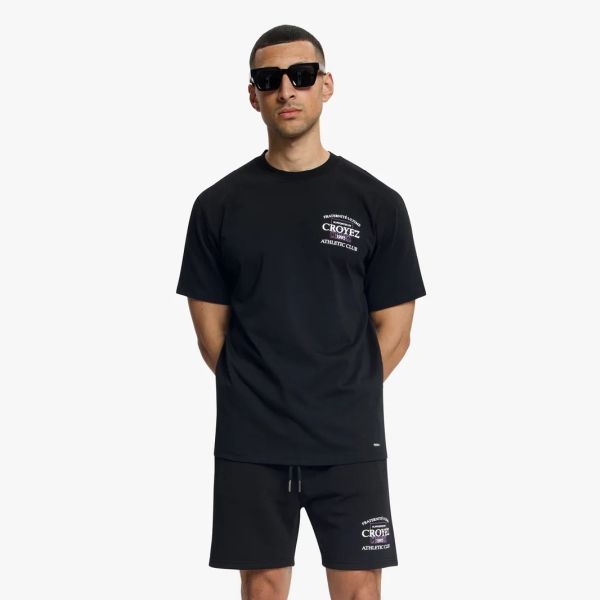 Croyez Overlay Fraternité T-shirt Zwart
