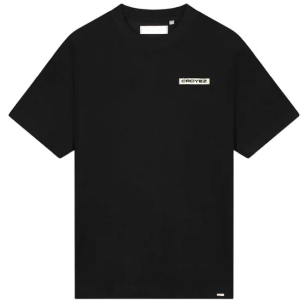 Croyez Plisse T-shirt Zwart