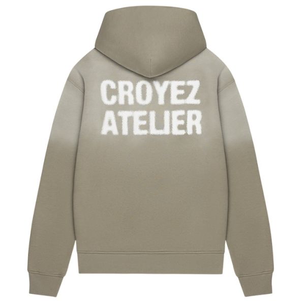 Croyez Sprayed Atelier Hoodie Donker Groen