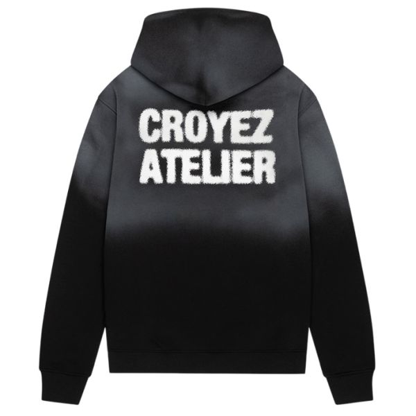 Croyez Sprayed Atelier Hoodie Zwart