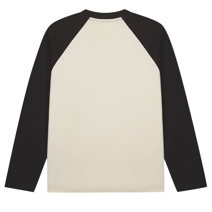 Croyez Fraternité Raglan Longsleeve T-shirt Beige/Zwart