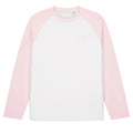 Croyez Fraternité Raglan Longsleeve T-shirt Wit/Roze