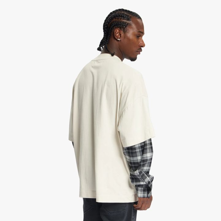 Croyez Layered Race Longsleeve T-shirt Off White