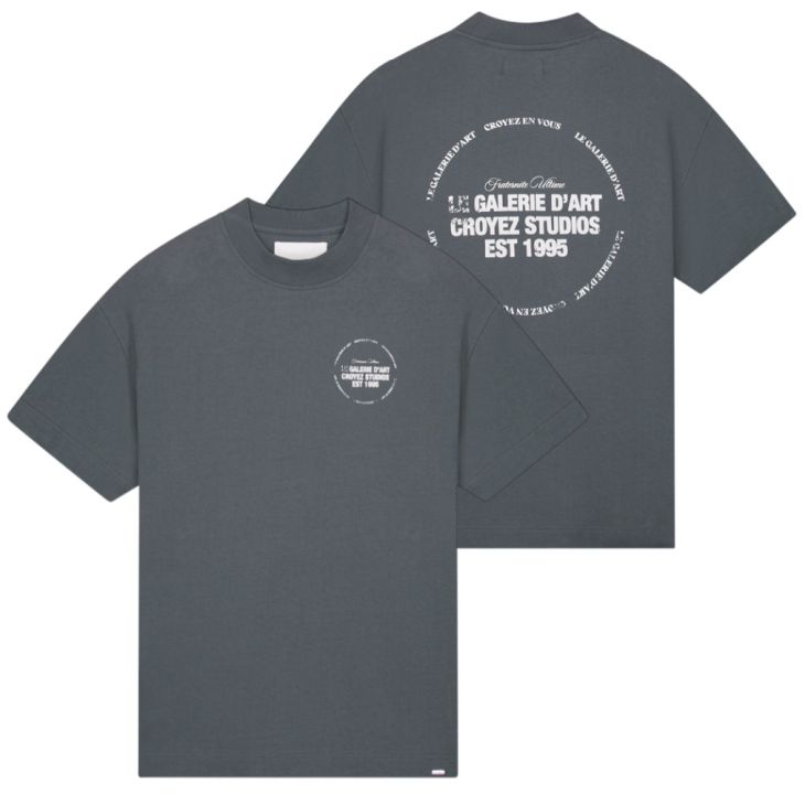 Croyez Le Galerie D'Art T-shirt Antraciet