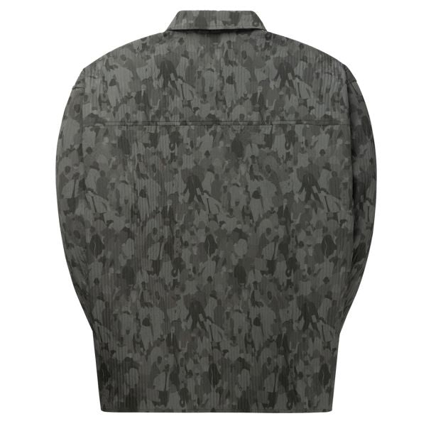 Daily Paper Adetola Community Relaxed Overshirt Donker Groen