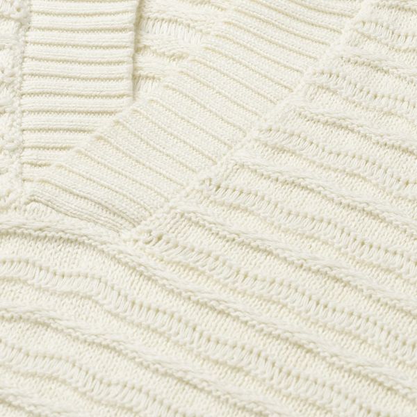 Daily Paper Jabir Knit Polo Off White