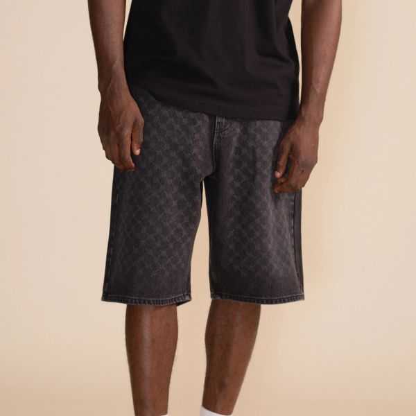 Daily Paper Laser Monogram Korte Broek Zwart