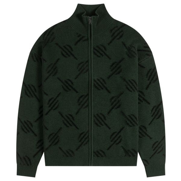 Daily Paper Monogram Knit Vest Donker Groen