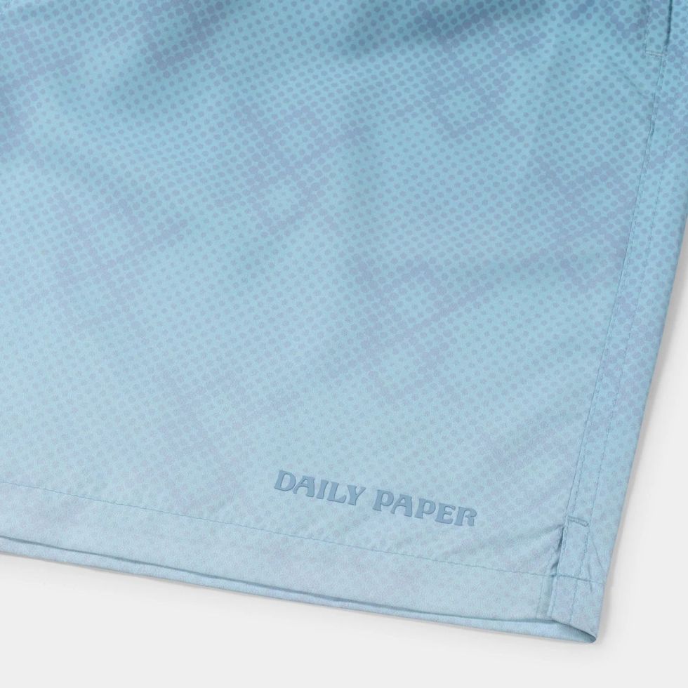 Daily Paper Ombre Dotted Shield Zwembroek Licht Blauw