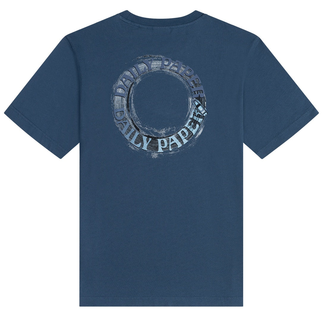 Daily Paper Orbit Drift T-shirt Donker Blauw