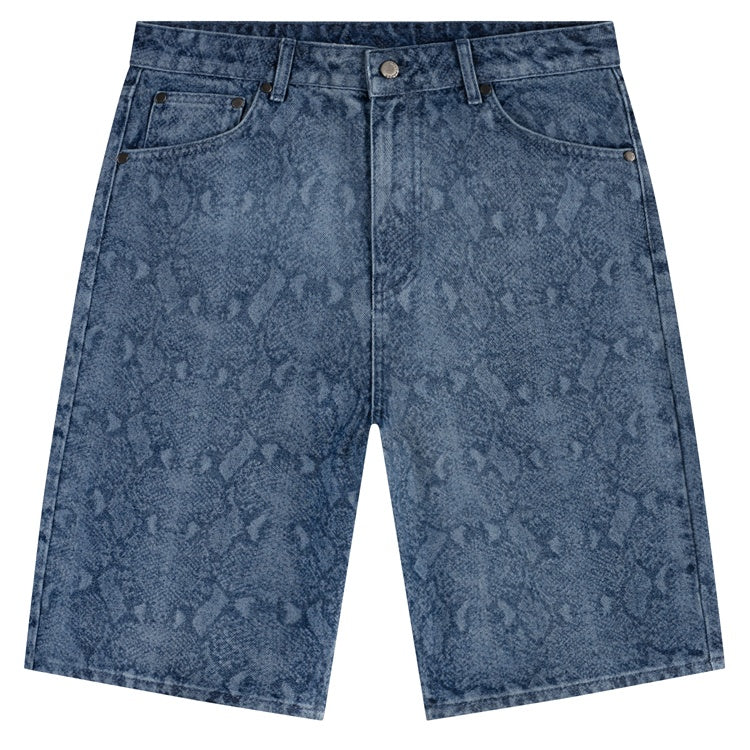 Daily Paper Snake Laser Korte Broek Blauw