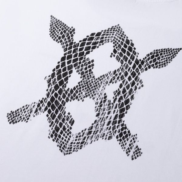 Daily Paper Snake Shield T-shirt Wit