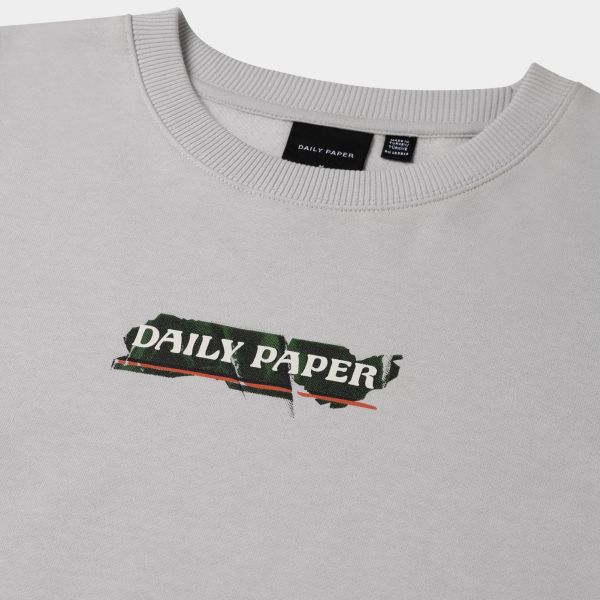 Daily Paper Sticker Sweater Grijs