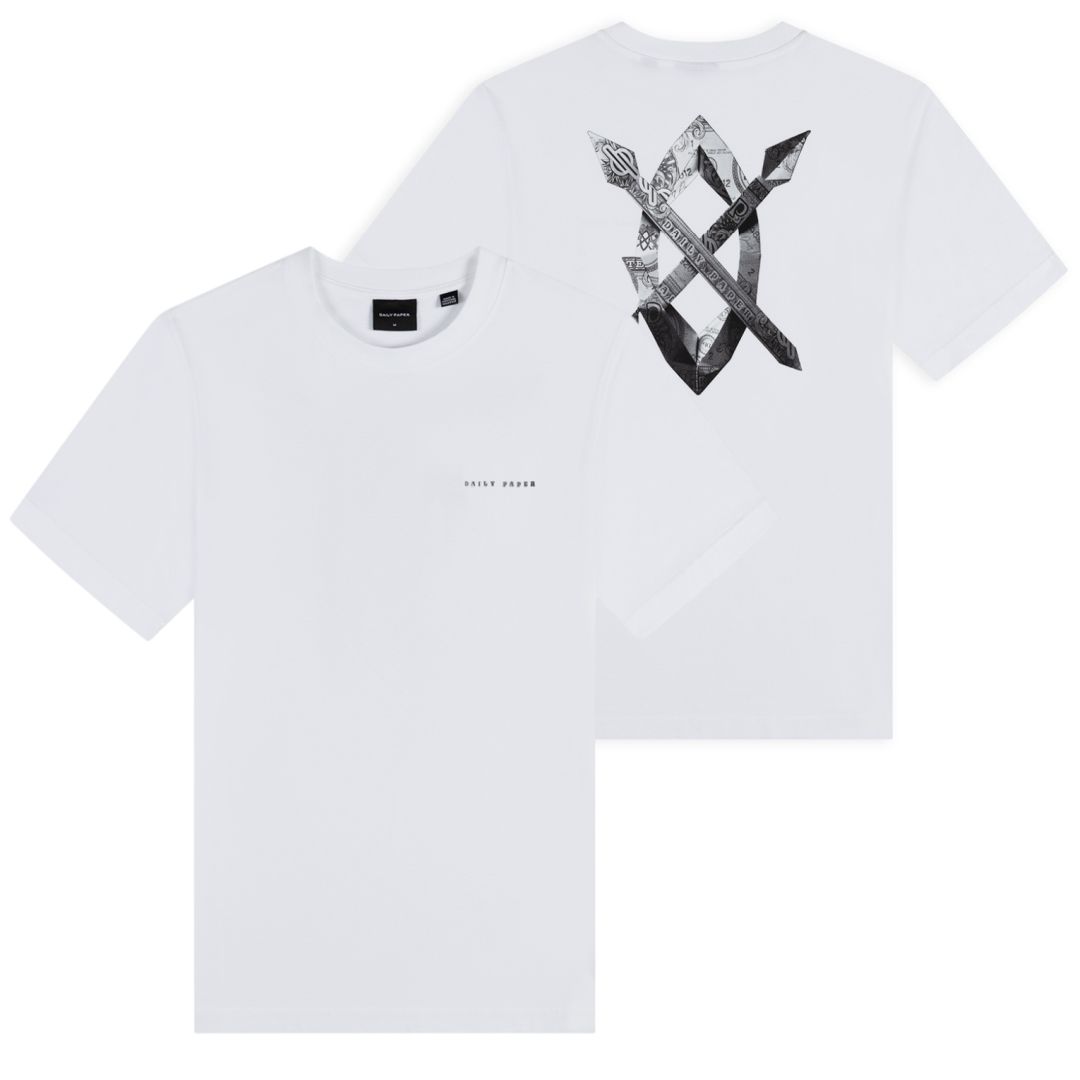 Daily Paper Origami Shield T-shirt Wit