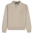 Daily Paper Oversized Shield Polo Sweater Beige