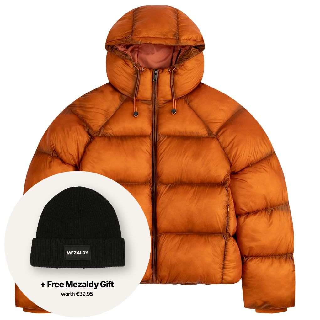 Daily Paper Raglan Sleeve Dias Puffer Oranje