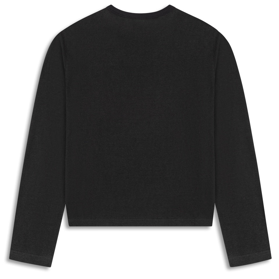 Daily Paper Slub Longsleeve T-shirt Zwart