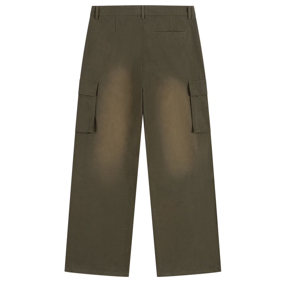 Daily Paper Washed Two Pocket Cargo Broek Donker Groen