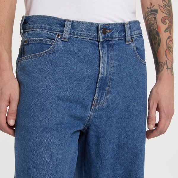 Dickies 958 Baggy Straight Work Jeans Blauw