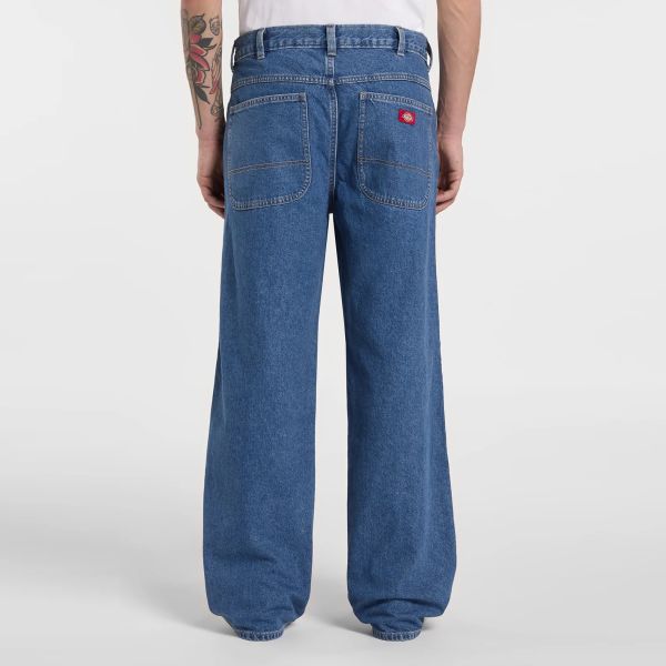 Dickies 958 Baggy Straight Work Jeans Blauw