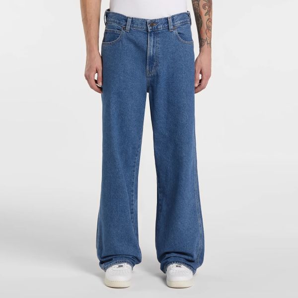 Dickies 958 Baggy Straight Work Jeans Blauw
