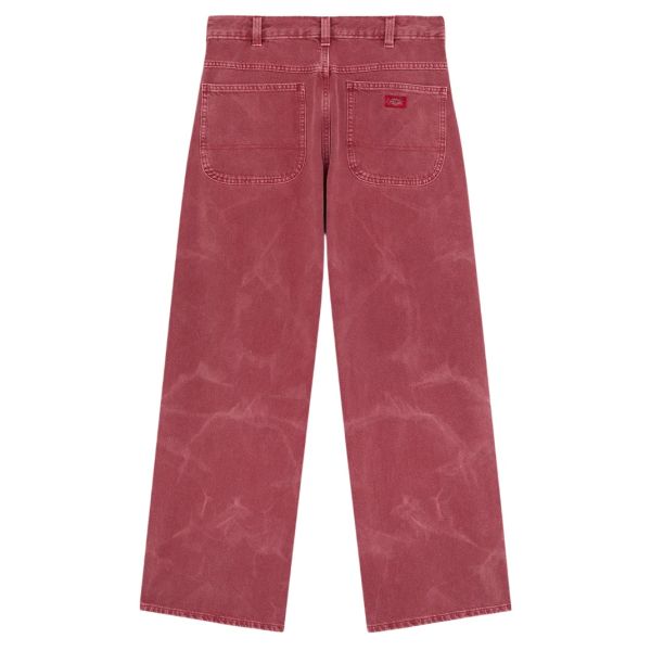 Dickies 958 Baggy Straight Work Jeans Rood