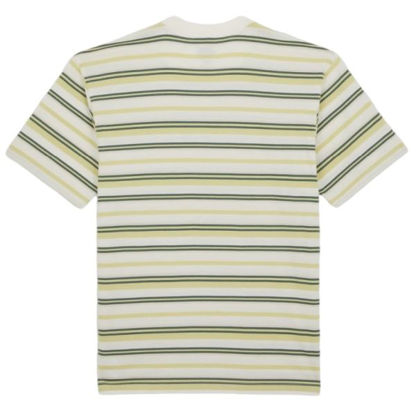 Dickies Glade Spring Stripe T-shirt Off White/Geel/Groen