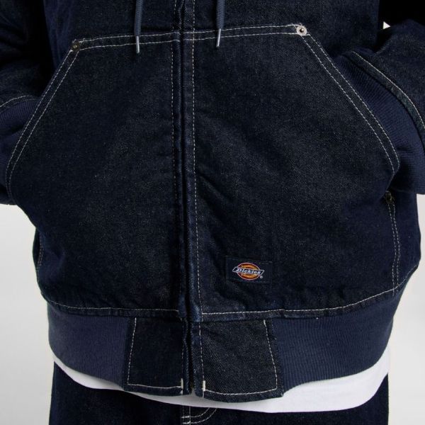 Dickies Hooded Spijkerjas Donker Blauw