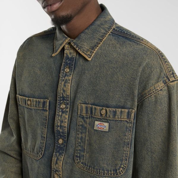 Dickies Houston Spijkerjas Blauw/Geel